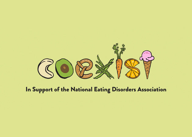 Coexist Logo. In support of the National Eating Disorders Association
